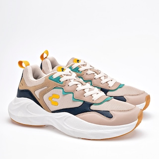 Foto 2 | Charly Tenis Urbano Para Hombre Beige Marino Cod.131647