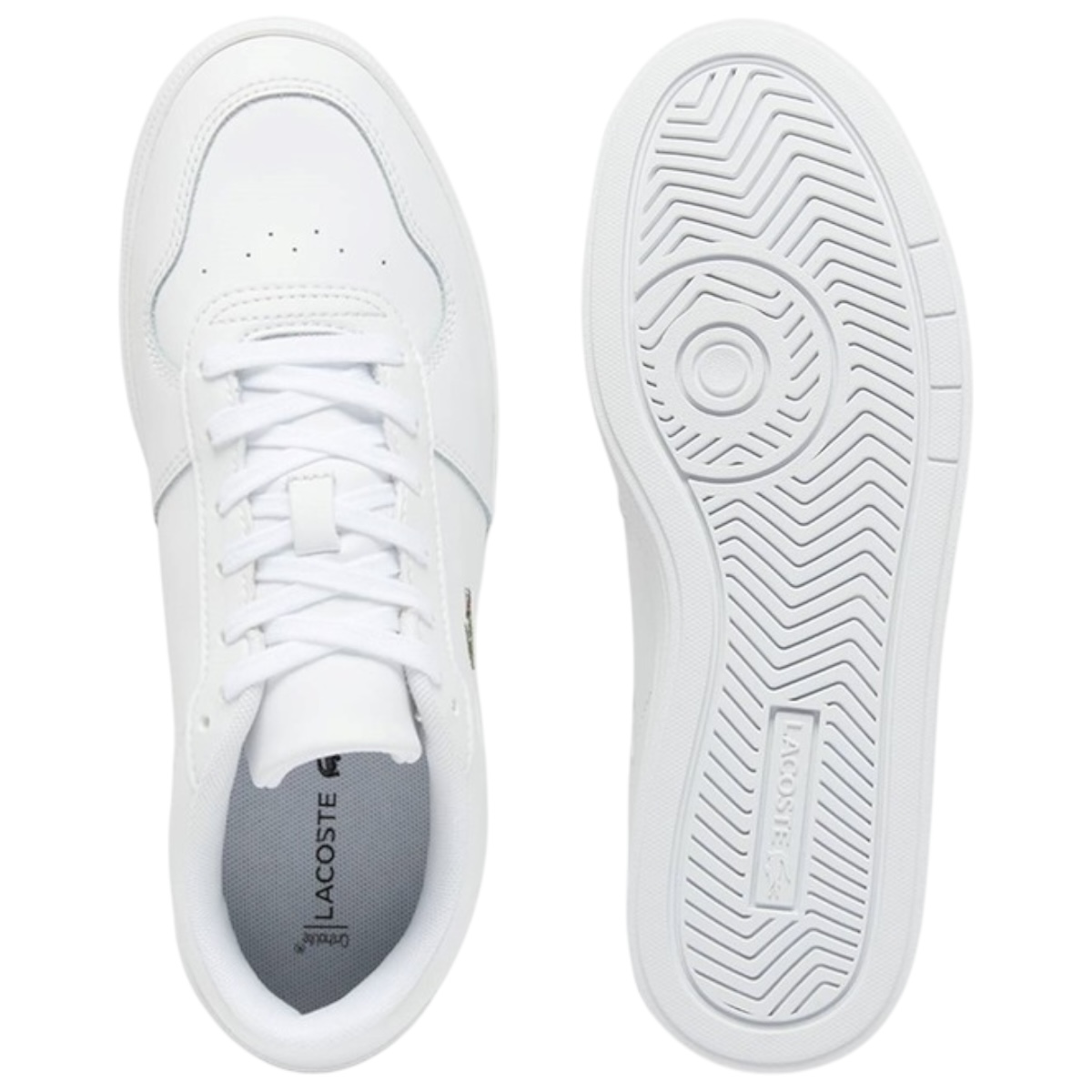 Foto 7 pulgar | Tenis/sneakers Lacoste T-base Casual Blanco De Piel Para Mujer