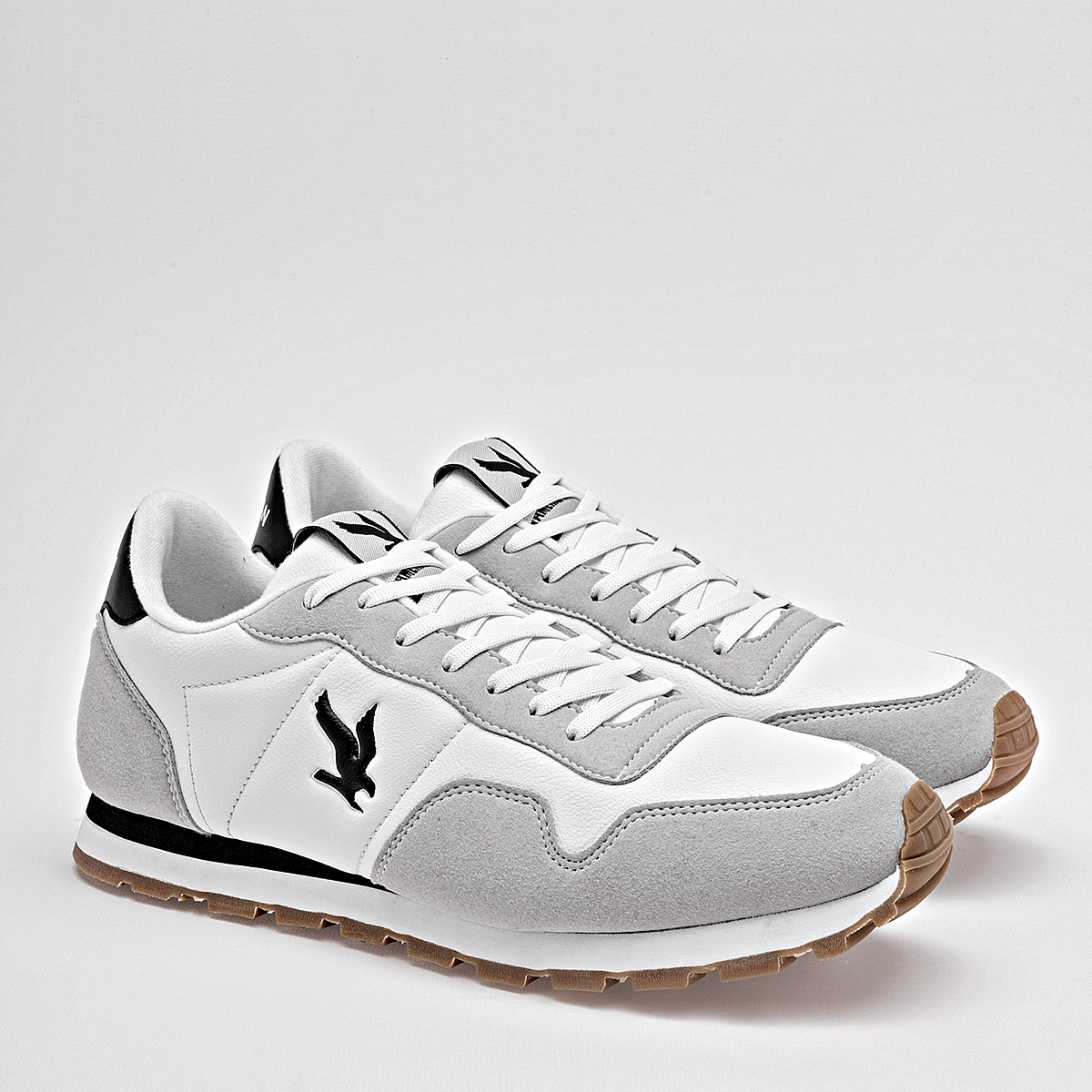 Foto 3 pulgar | Tenis Urbanos American Fire Blanco Gris