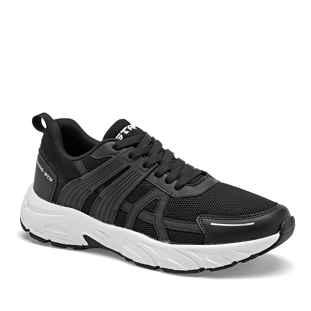 Foto 2 pulgar | Stars Of The World Tenis Deportivo Para Hombre Negro Cod.132816