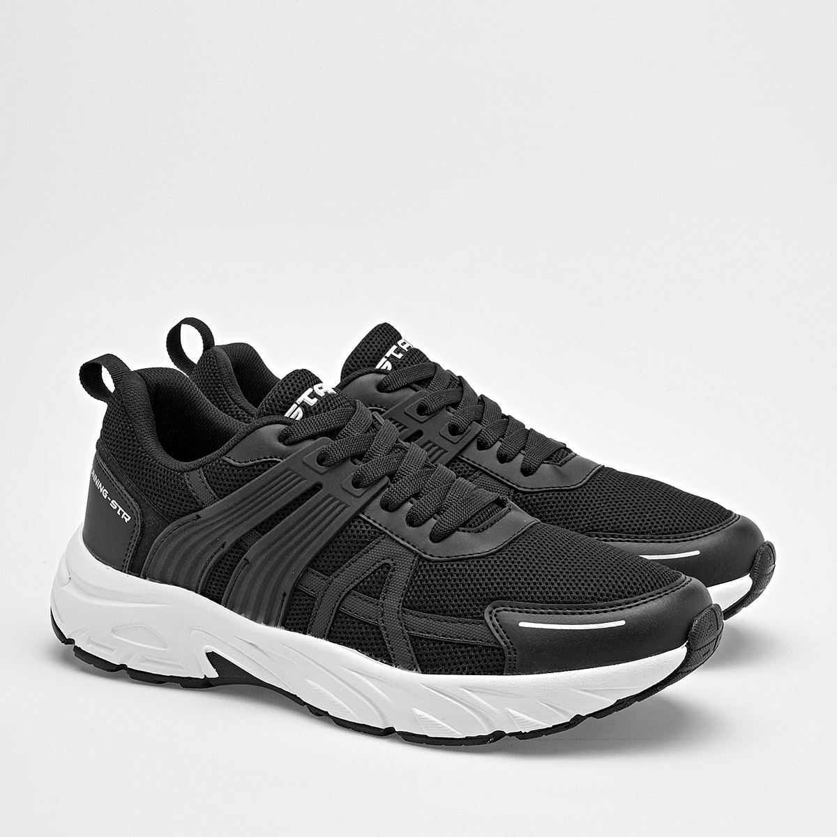 Foto 3 pulgar | Stars Of The World Tenis Deportivo Para Hombre Negro Cod.132816