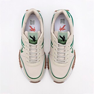 Foto 3 | American Fire Tenis Urbano Para Hombre Beige Verde Cod.133797