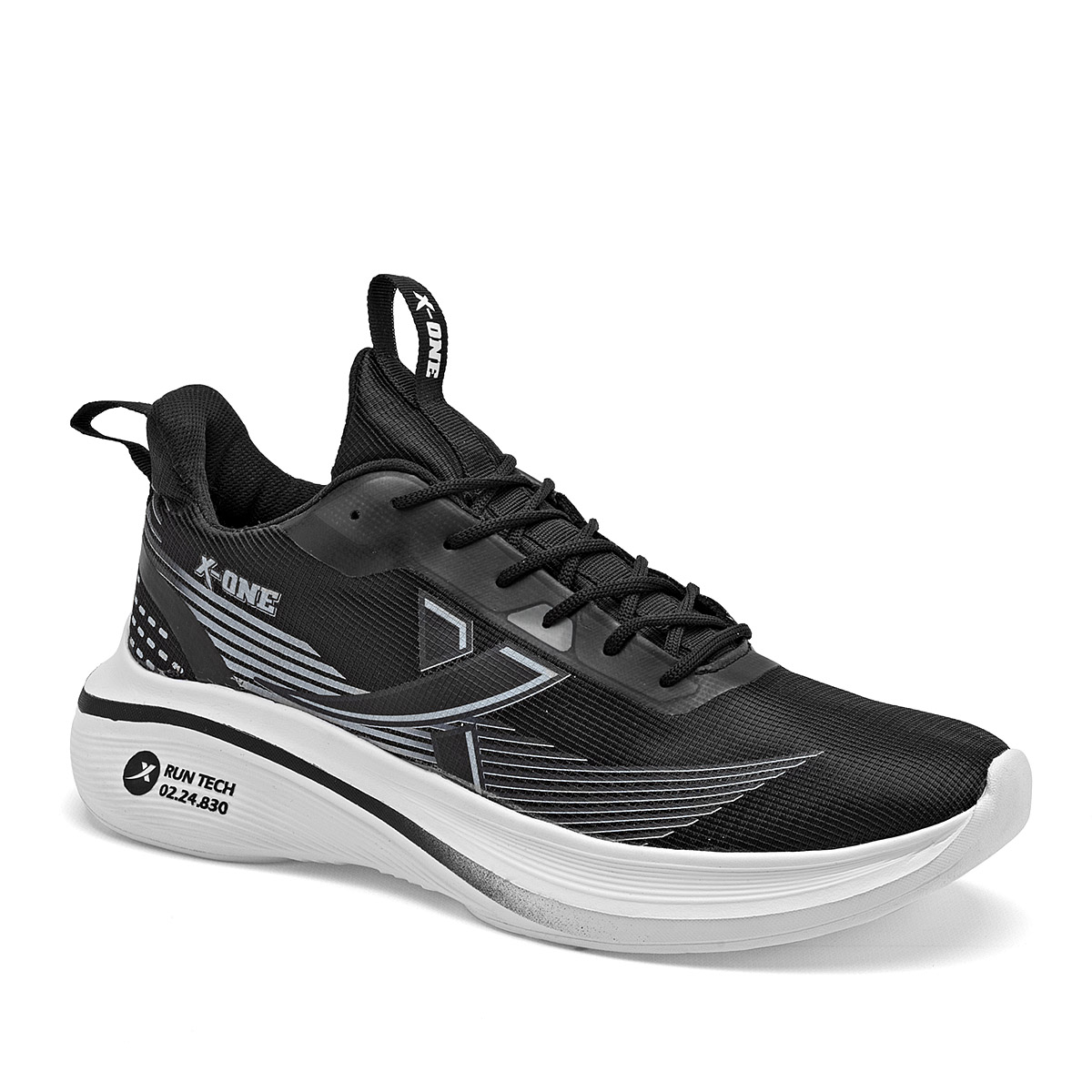 Foto 2 pulgar | X-one Tenis Deportivo Para Hombre Negro Gris Cod.132940