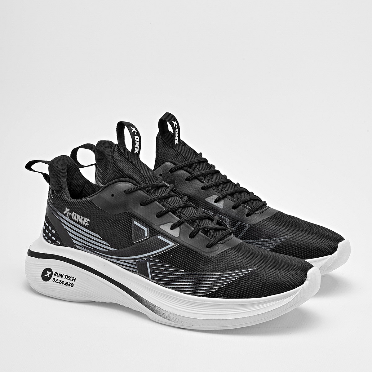 Foto 3 pulgar | X-one Tenis Deportivo Para Hombre Negro Gris Cod.132940