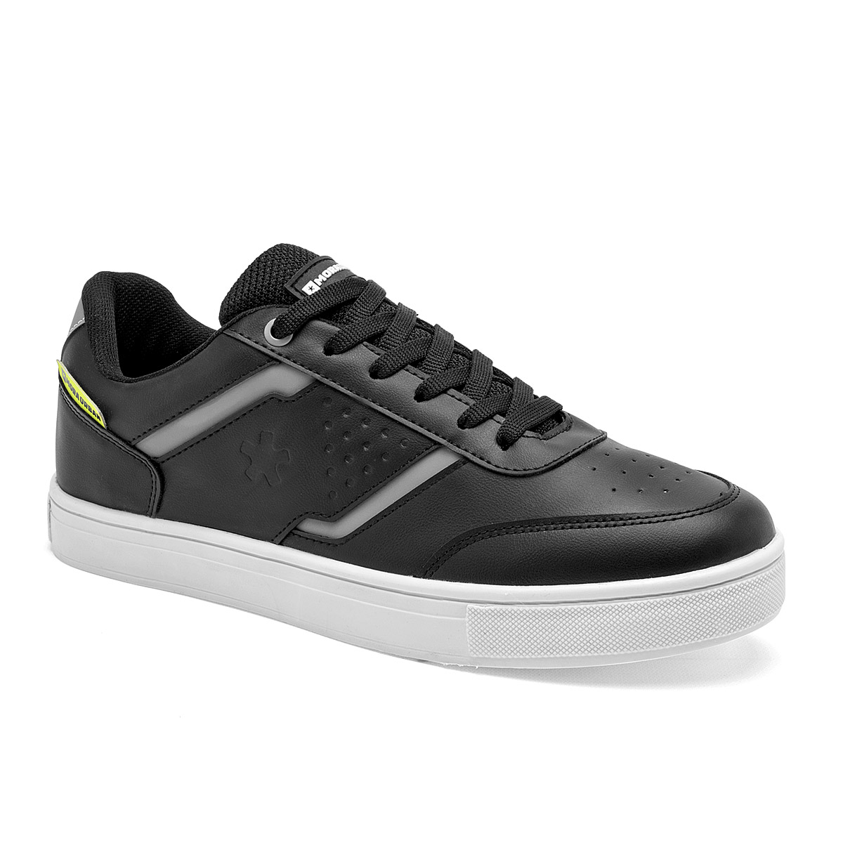 Foto 2 pulgar | Mora Urban Tenis Urbano Para Hombre Negro Gris Cod.132517