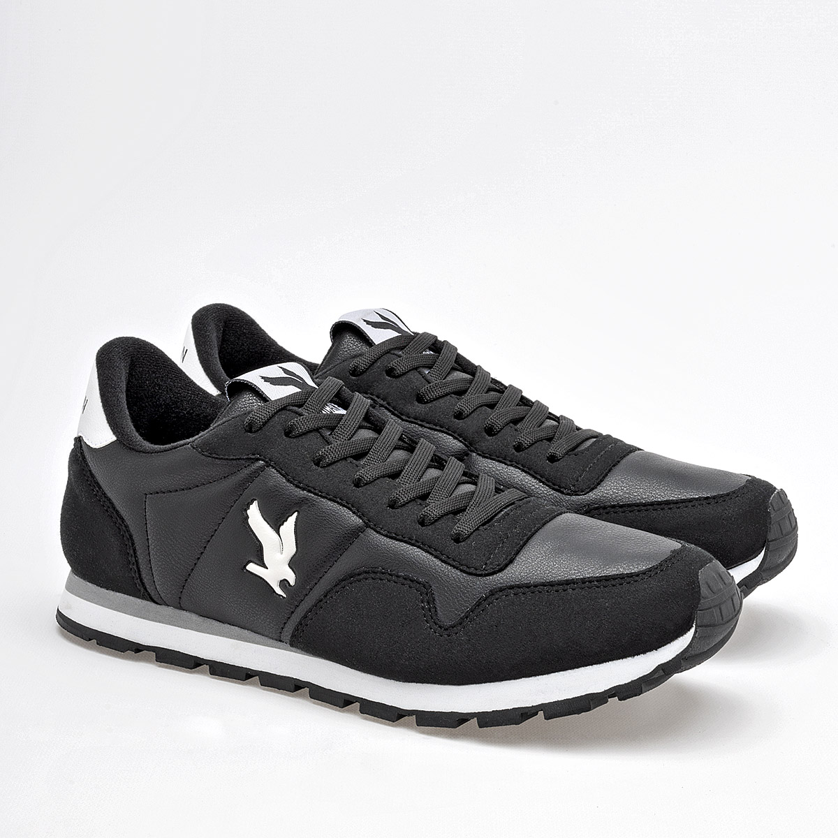 Foto 2 | American Fire Tenis Urbano Para Hombre Negro Cod.131770