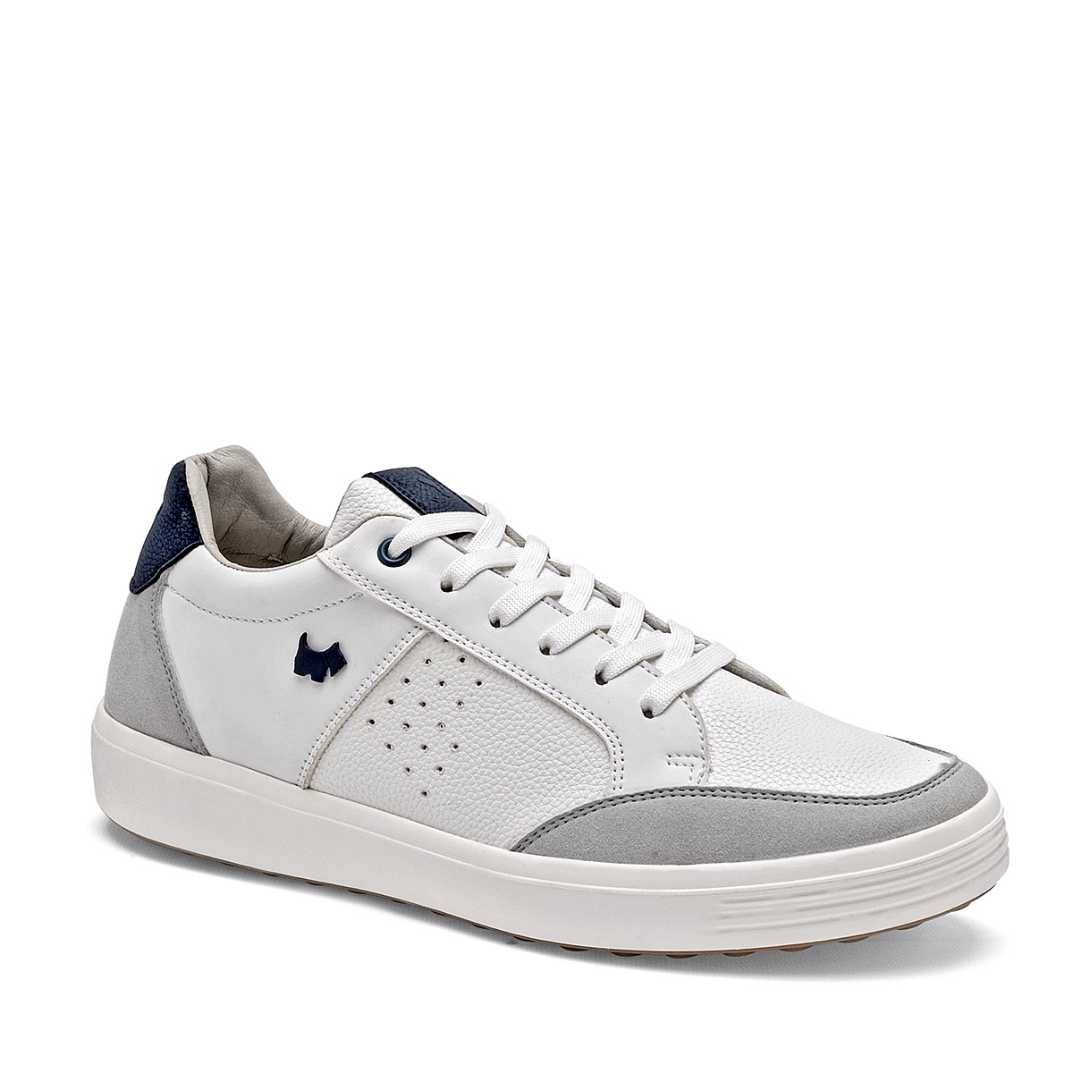 Foto 2 pulgar | Ferrioni Tenis Urbano Para Hombre Blanco Gris Negro Cod.132120