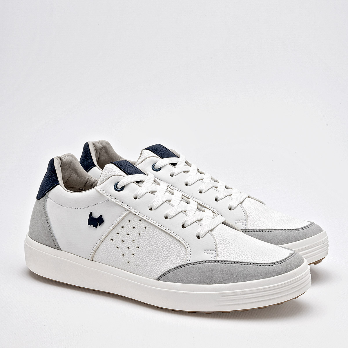 Foto 3 pulgar | Ferrioni Tenis Urbano Para Hombre Blanco Gris Negro Cod.132120