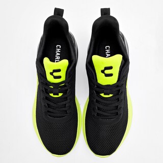 Foto 3 | Charly Tenis Deportivo Para Hombre Negro Verde, Running Cod.129644