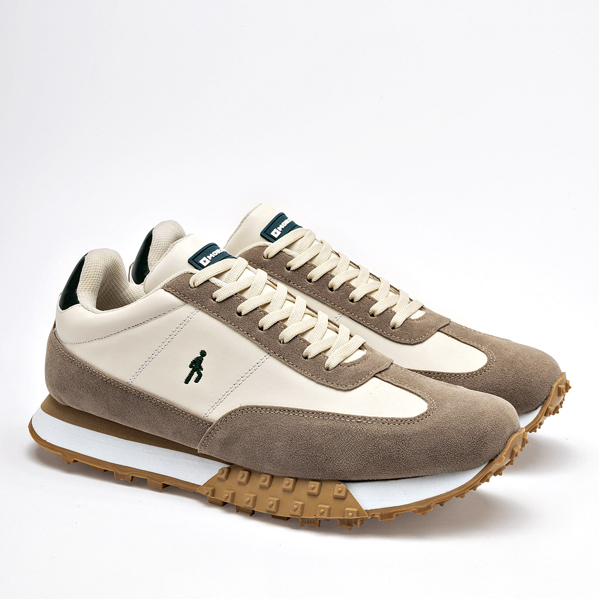 Foto 3 pulgar | Mora Urban Tenis Urbano Para Hombre Beige Camel Cod.132526