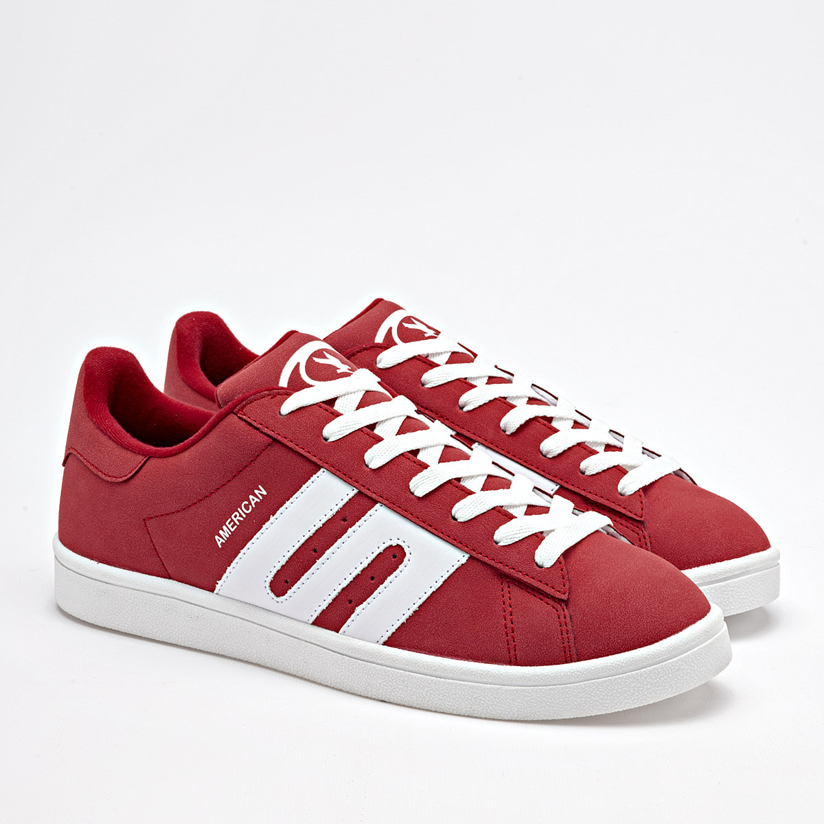 Foto 2 | American Fire Tenis Urbano Para Hombre Rojo Blanco Cod.133304