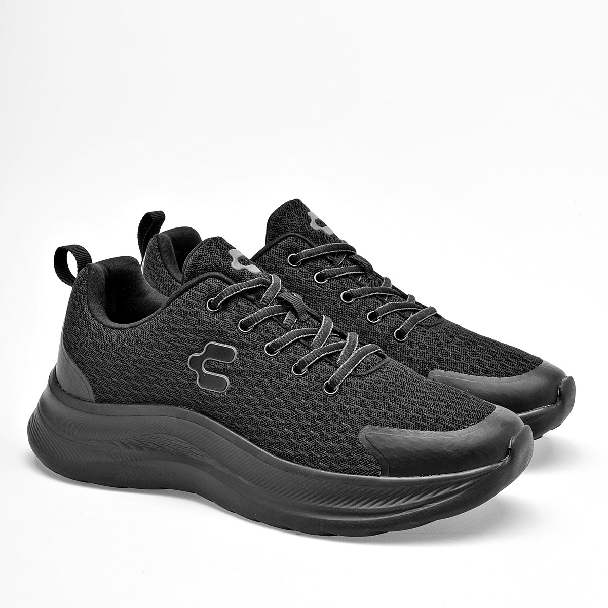 Foto 3 pulgar | Charly Tenis Deportivo Para Hombre Negro, Walking Cod.129649