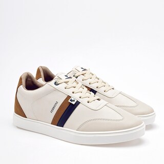 Foto 2 | Ferrioni Tenis Urbano Para Hombre Latte Camel Marino Cod.132122