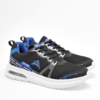 Foto 2 | Avans-b Tenis Urbano Para Hombre Negro Azul Cod.133311