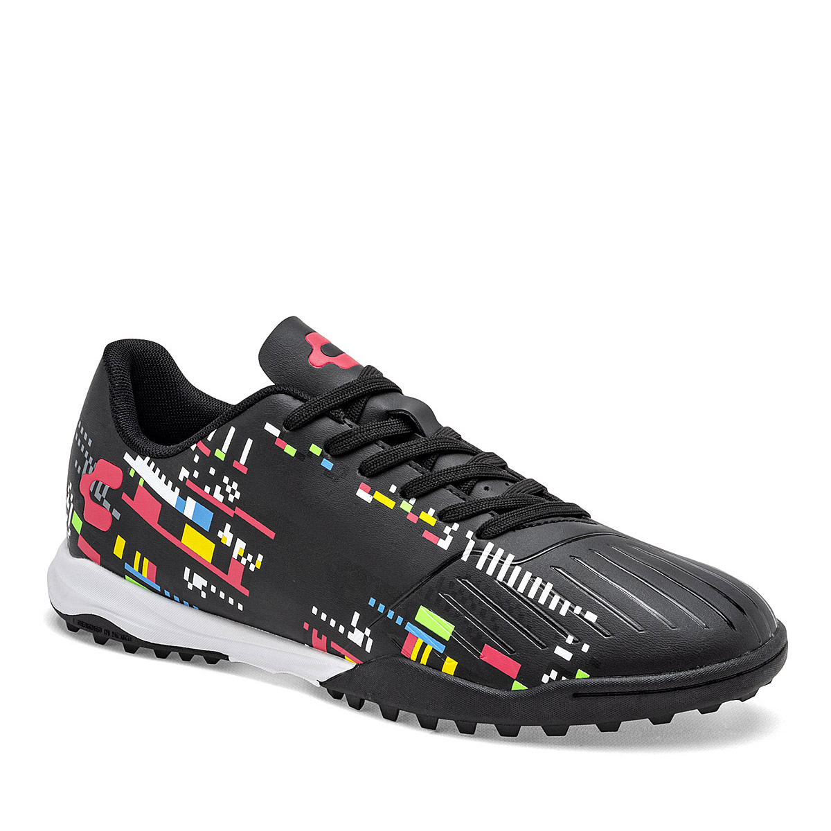 Foto 2 pulgar | Charly Tenis Deportivo Para Hombre Negro Multicolor Cod.129657