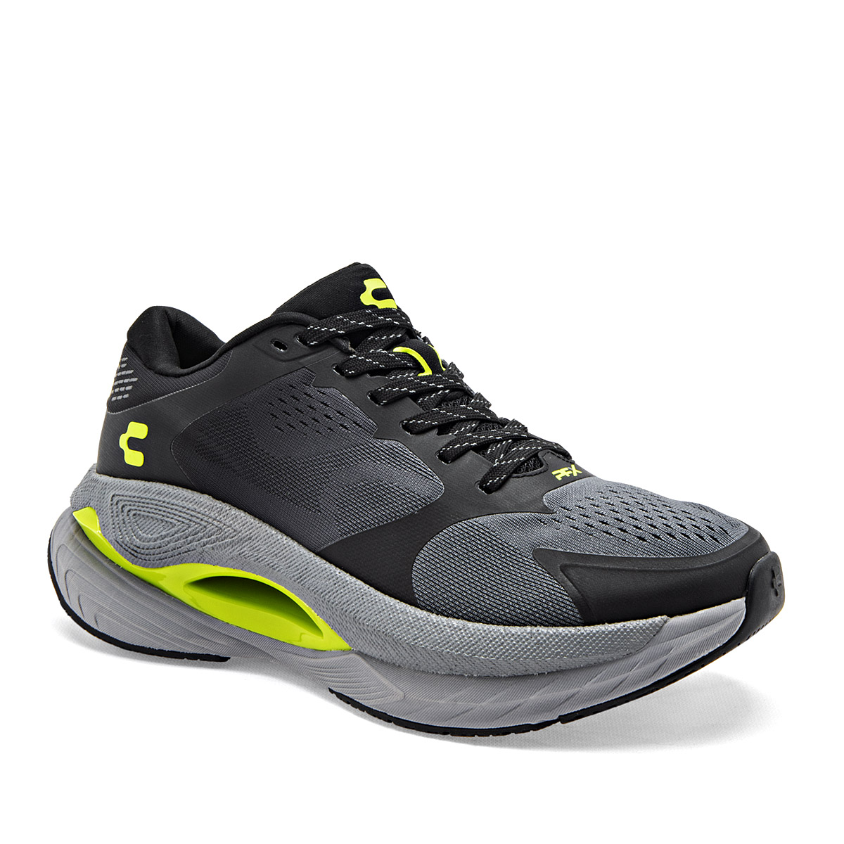 Foto 2 pulgar | Charly Tenis Deportivo Para Hombre Gris Negro, Running Cod.131629