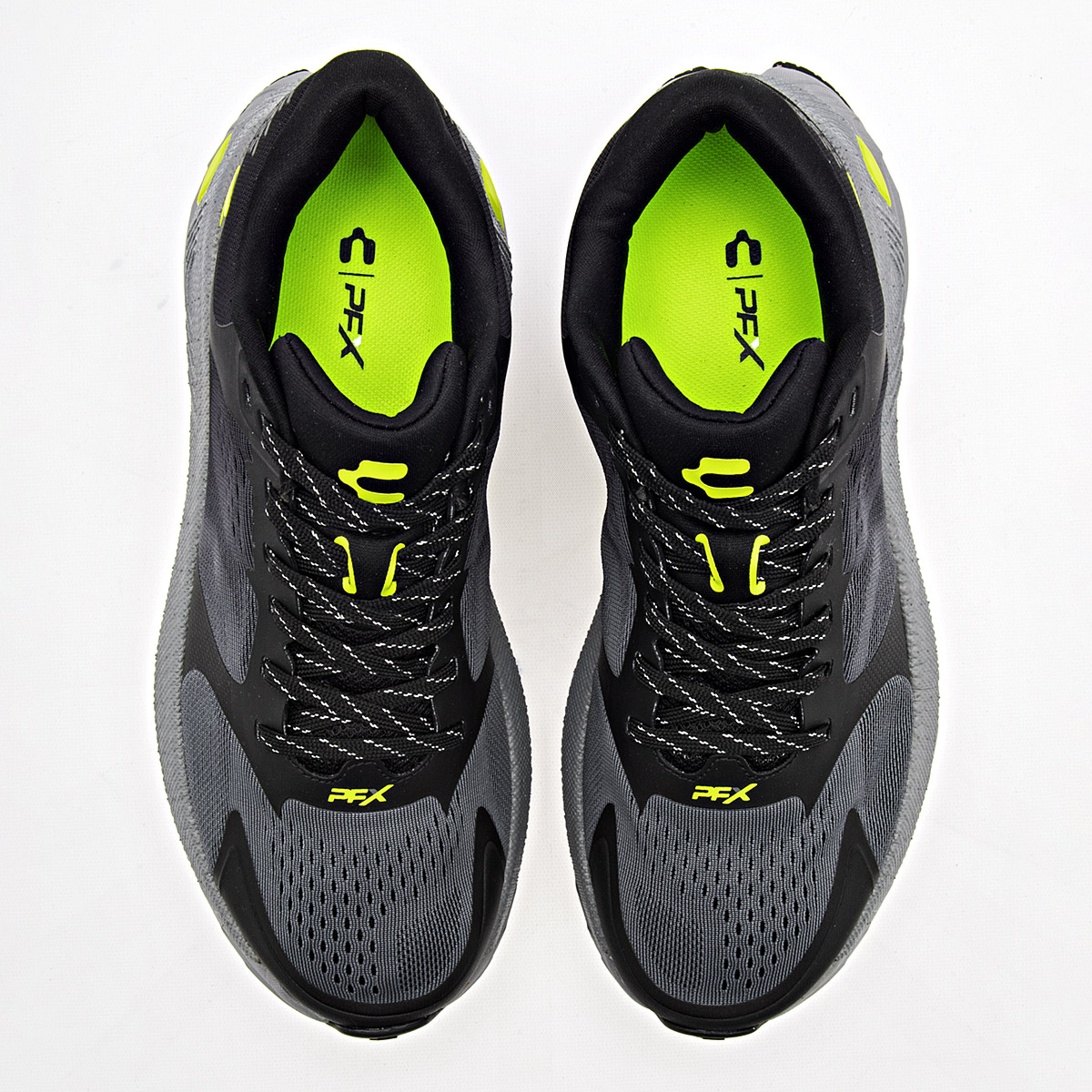 Foto 4 pulgar | Charly Tenis Deportivo Para Hombre Gris Negro, Running Cod.131629