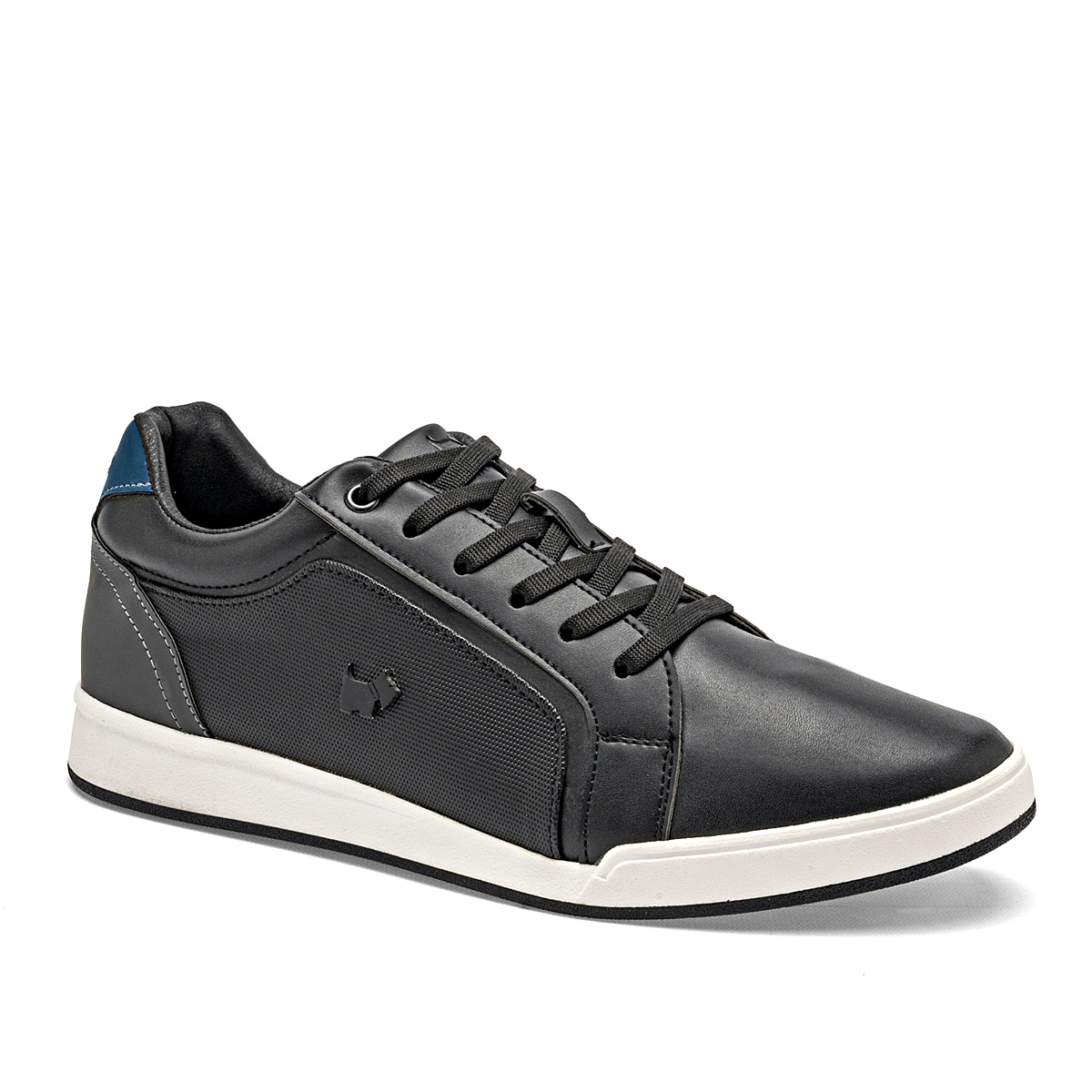 Ferrioni Tenis Urbano Para Hombre Negro Azul Cod.132121