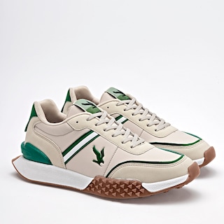 Foto 2 | American Fire Tenis Urbano Para Hombre Beige Verde Cod.133797
