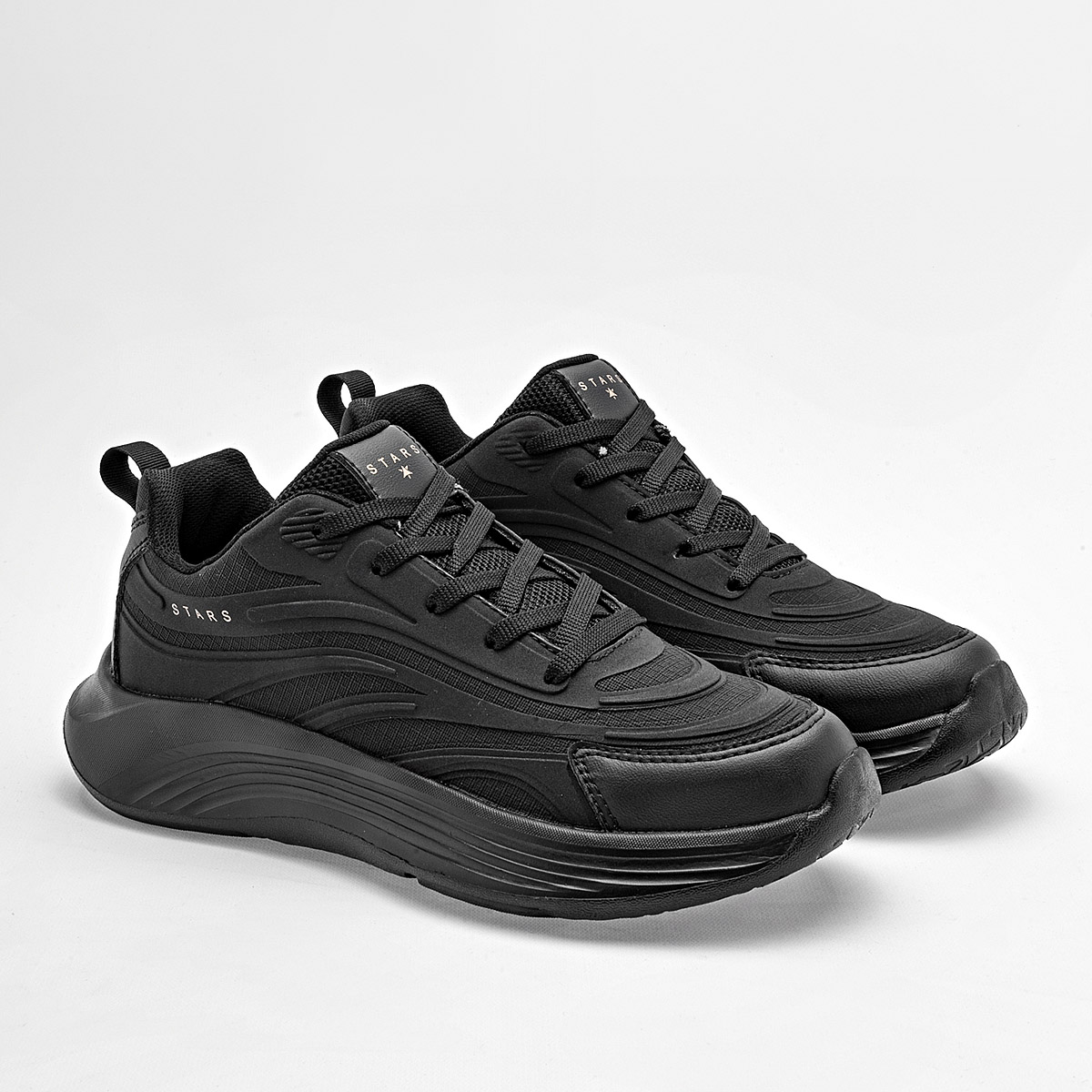 Foto 3 pulgar | Stars Of The World Tenis Deportivo Para Hombre Negro Cod.132822
