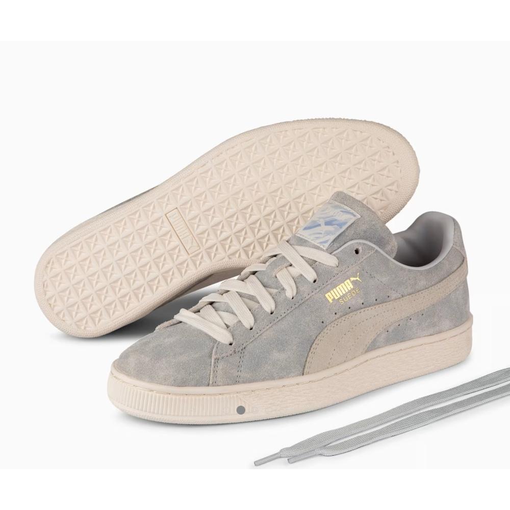 Foto 2 pulgar | Tenis Puma Suede Marble Unisex Gamuza Gris