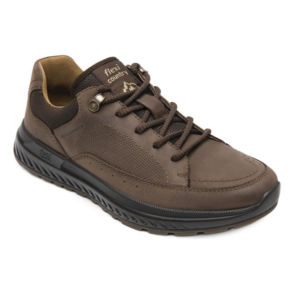 Foto 3 pulgar | Tenis Outdoor Flexi Cafe Para Hombre [fff3717] Cafe