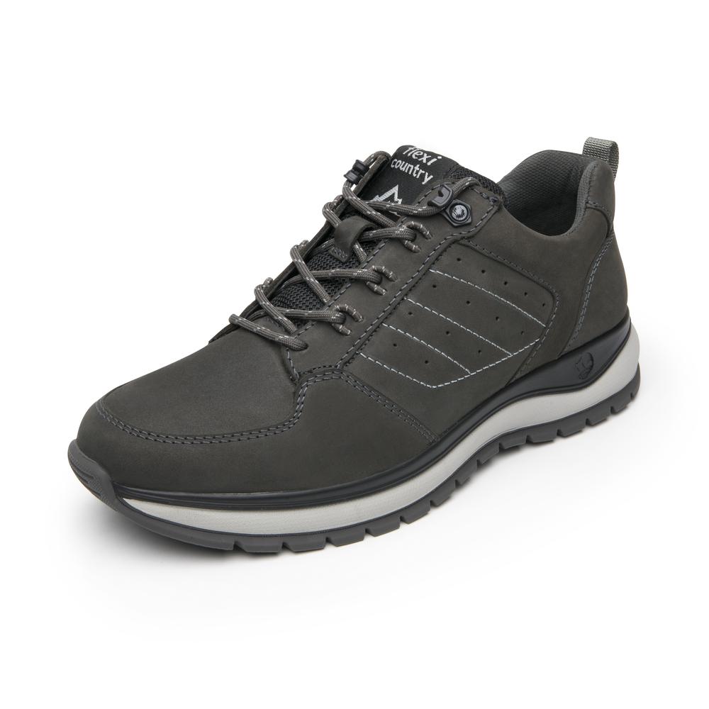 Foto 4 pulgar | Tenis Outdoor Flexi Gris Para Hombre [fff3786] Gris