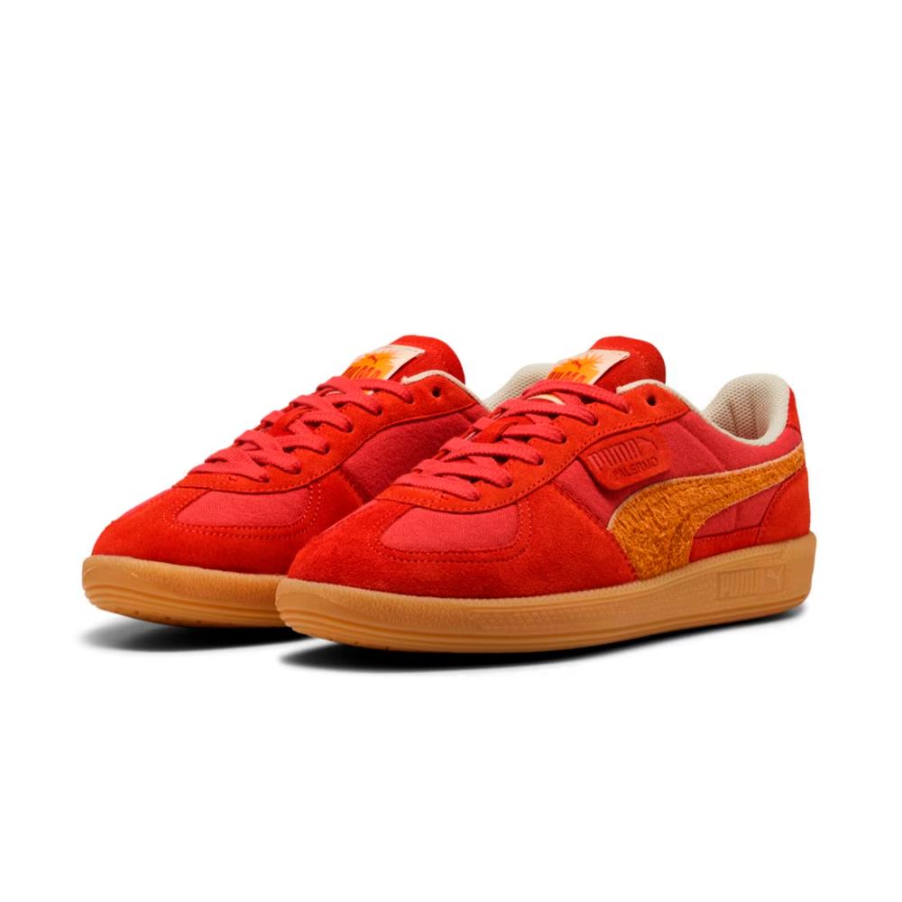 Foto 2 | Tenis Puma Palermo Weathered Unisex Fuego Rojo