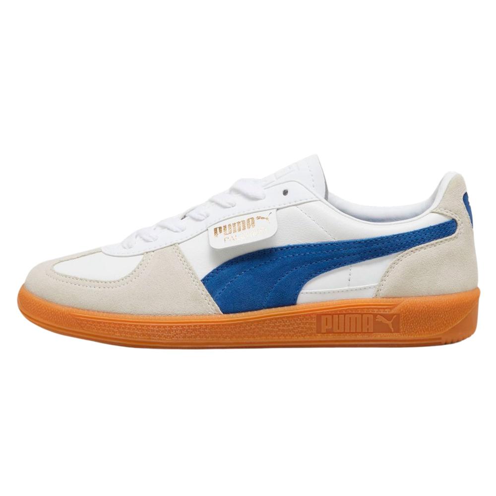 Foto 1 | Tenis Puma Palermo Lth Azul Unisex Moderno Blanco
