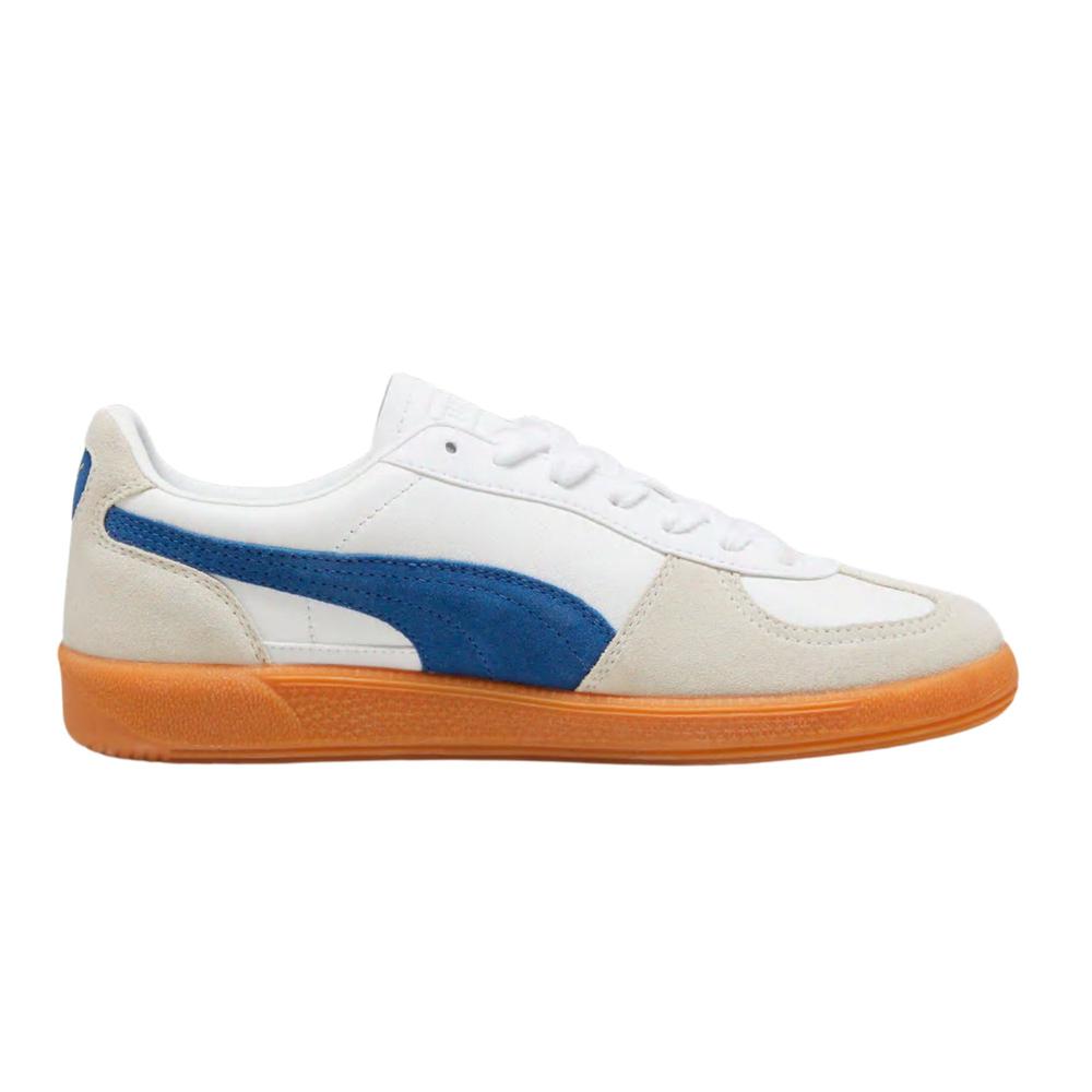 Foto 5 pulgar | Tenis Puma Palermo Lth Azul Unisex Moderno Blanco