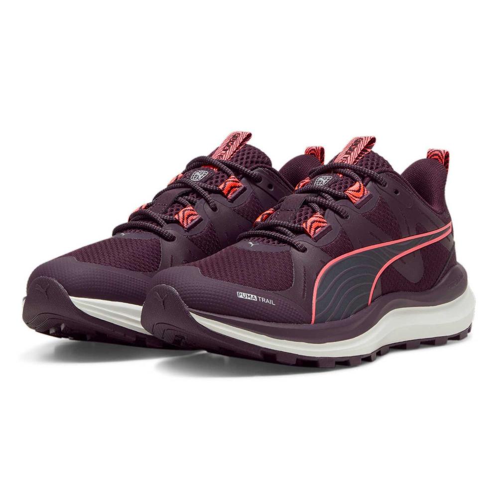 Foto 3 pulgar | Tenis Puma Reflect Lite Trail Unisex Retro Vino