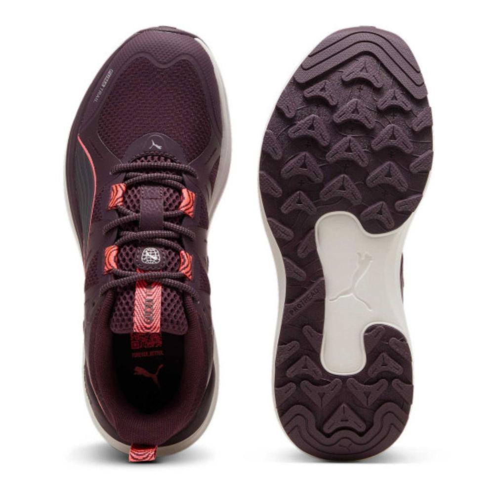 Foto 6 pulgar | Tenis Puma Reflect Lite Trail Unisex Retro Vino