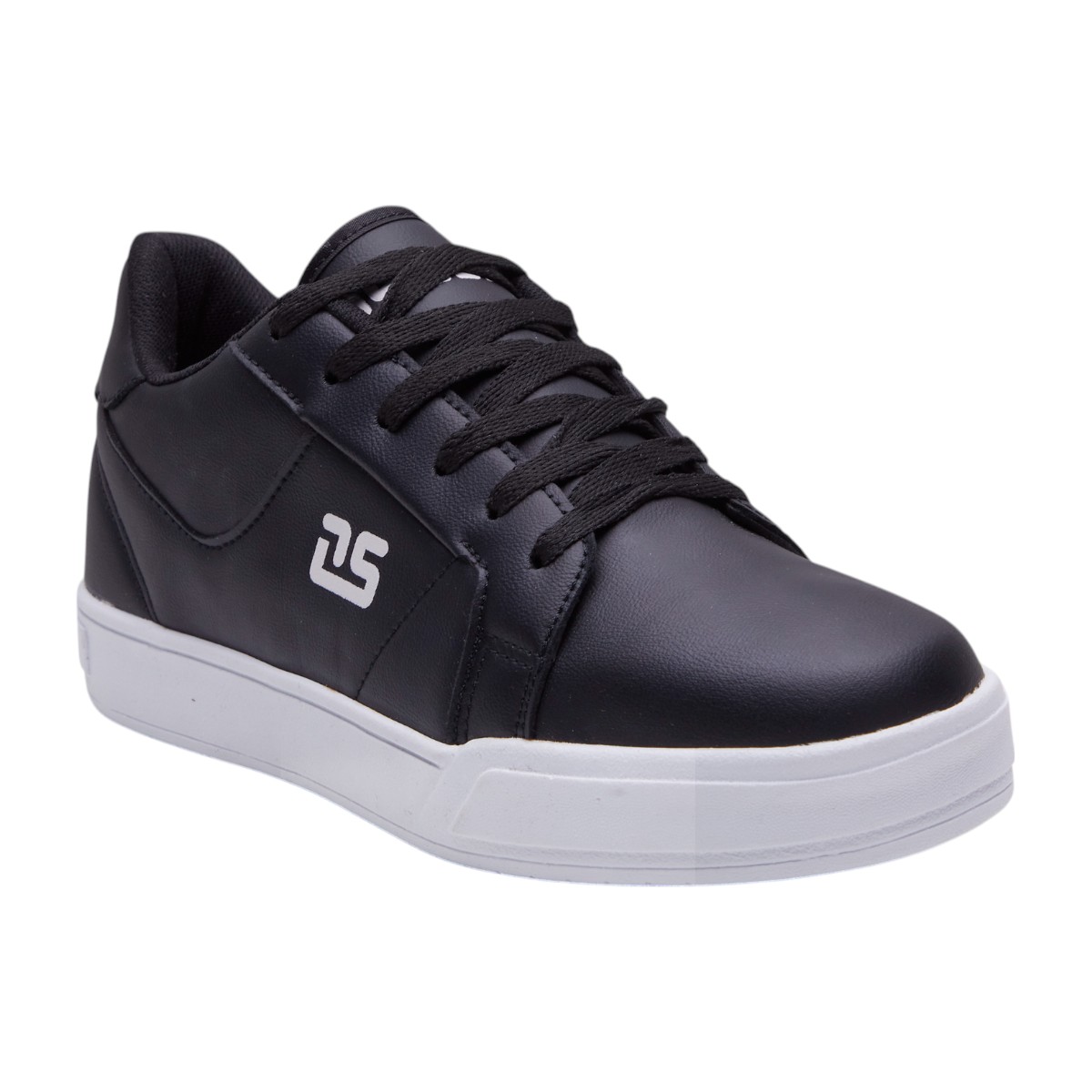 Tenis Calzado Watanabe Color Negro Tipo Piel