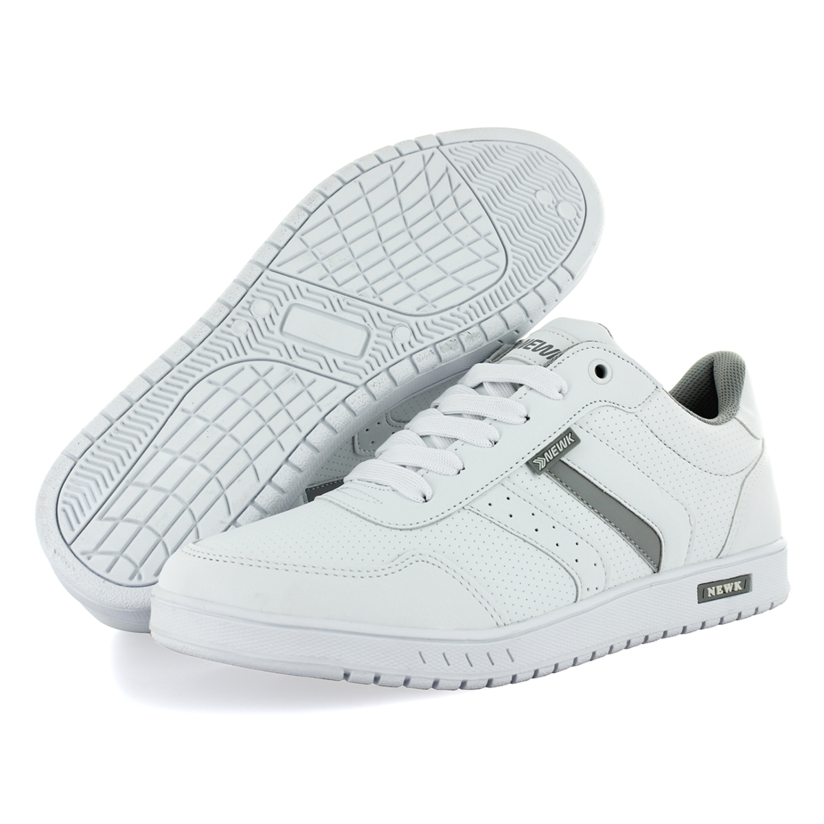 Foto 2 pulgar | Tenis Casual Blanco Gris Unisex Zaprope Newk