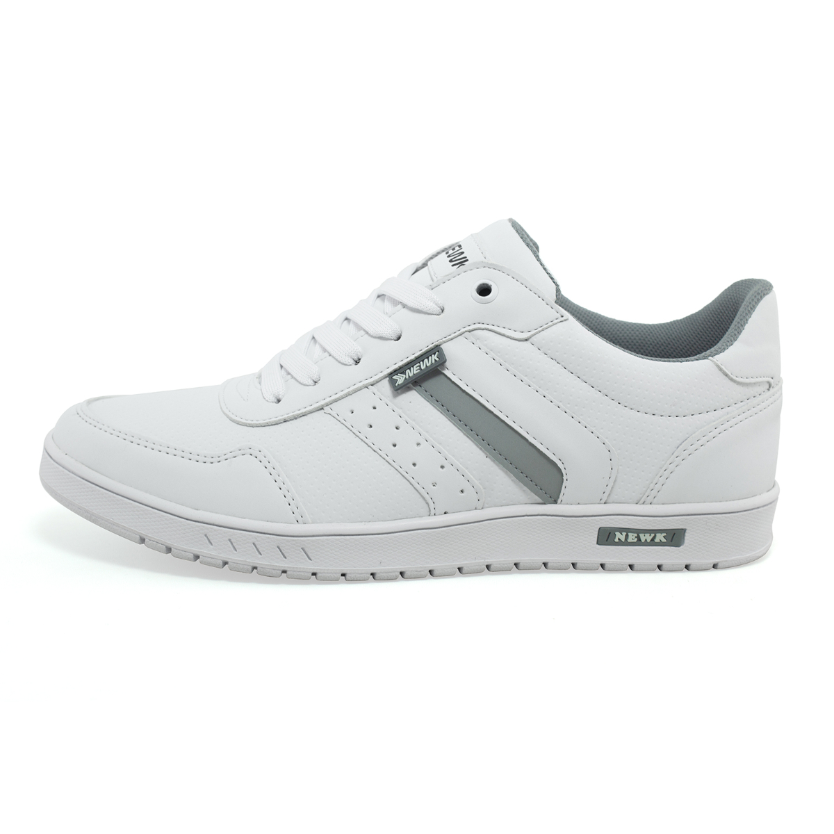 Foto 4 pulgar | Tenis Casual Blanco Gris Unisex Zaprope Newk