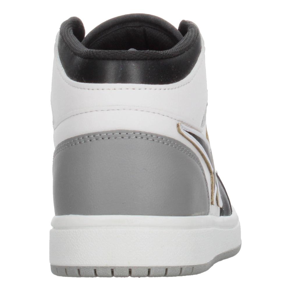 Foto 7 | Tenis Niño Vavito Blanco Negro Tipo Bota Original Sneakers Junior Juvenil Casual Ligero Urbano Blanco