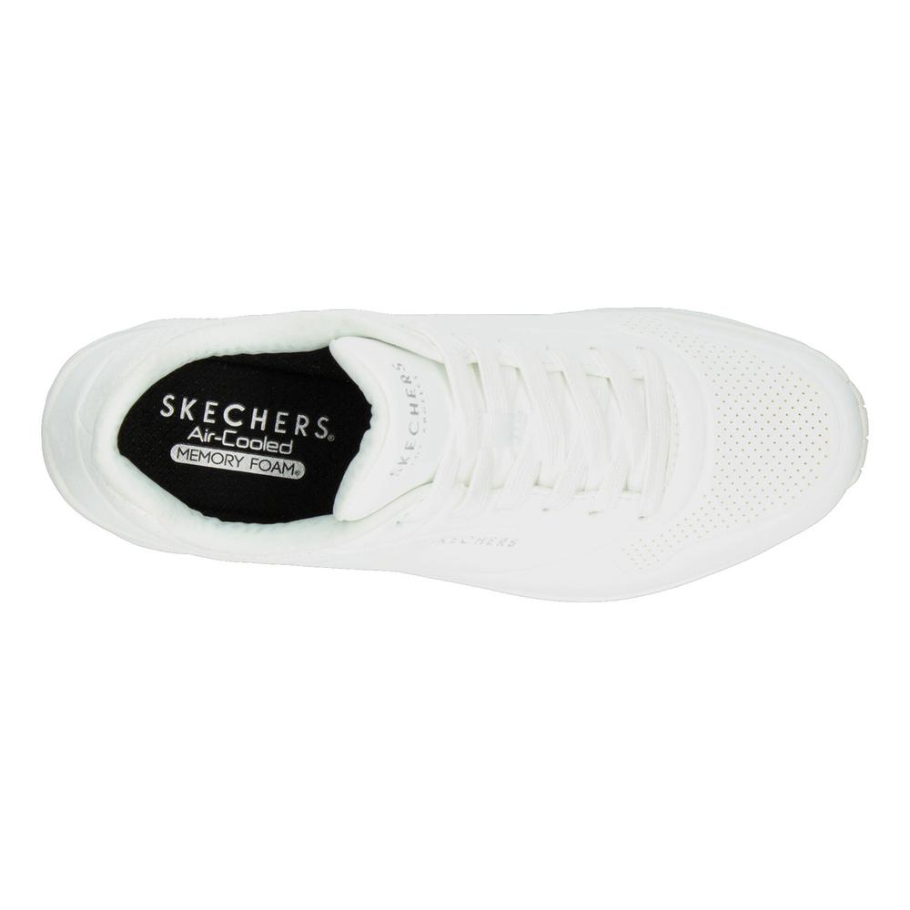 Foto 9 pulgar | Tenis Hombre Skechers Blanco [ske987] Blanco