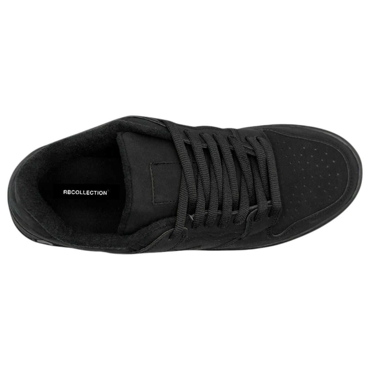 Foto 6 pulgar | Tenis Con Cordones Exterior Piel Vegana Color Negro Para Hombre De Rbcollection