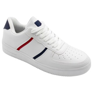 Foto 2 | Tenis Con Cordones Exterior Piel Vegana Color Blanco Para Hombre De Rbcollection