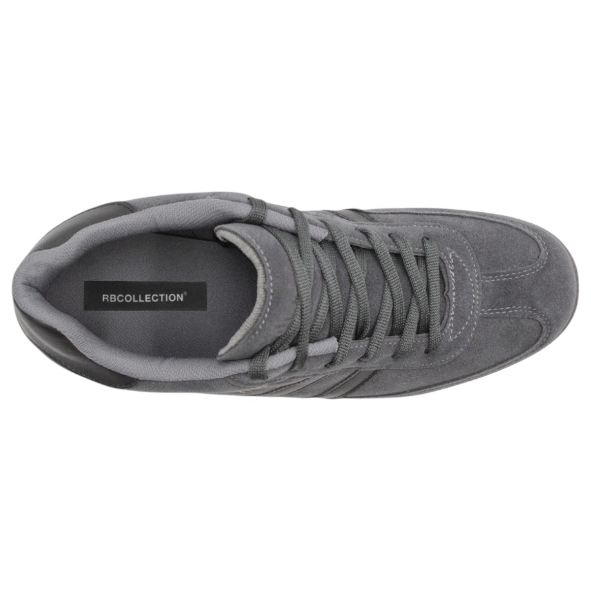 Foto 4 pulgar | Tenis Con Cordones Exterior Gamuza Sintética Color Negro Para Hombre De Rbcollection
