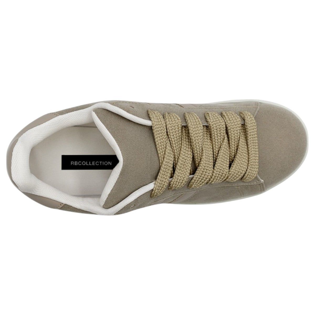 Foto 4 pulgar | Tenis Con Cordones Exterior Gamuza Sintética Color Café Para Hombre De Rbcollection