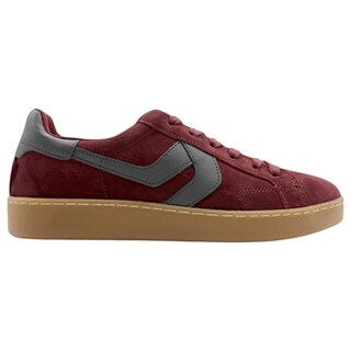 Foto 1 | Tenis Con Cordones Exterior Gamuza Color Rojo Para Hombre De Rbcollection