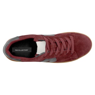 Foto 3 | Tenis Con Cordones Exterior Gamuza Color Rojo Para Hombre De Rbcollection