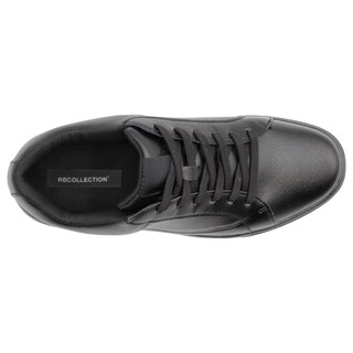 Foto 3 | Tenis Con Cordones Exterior Sintético Color Negro Para Hombre De Rbcollection