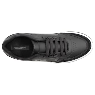 Foto 3 | Tenis Con Cordones Exterior Piel Vegana Color Negro Para Hombre De Rbcollection