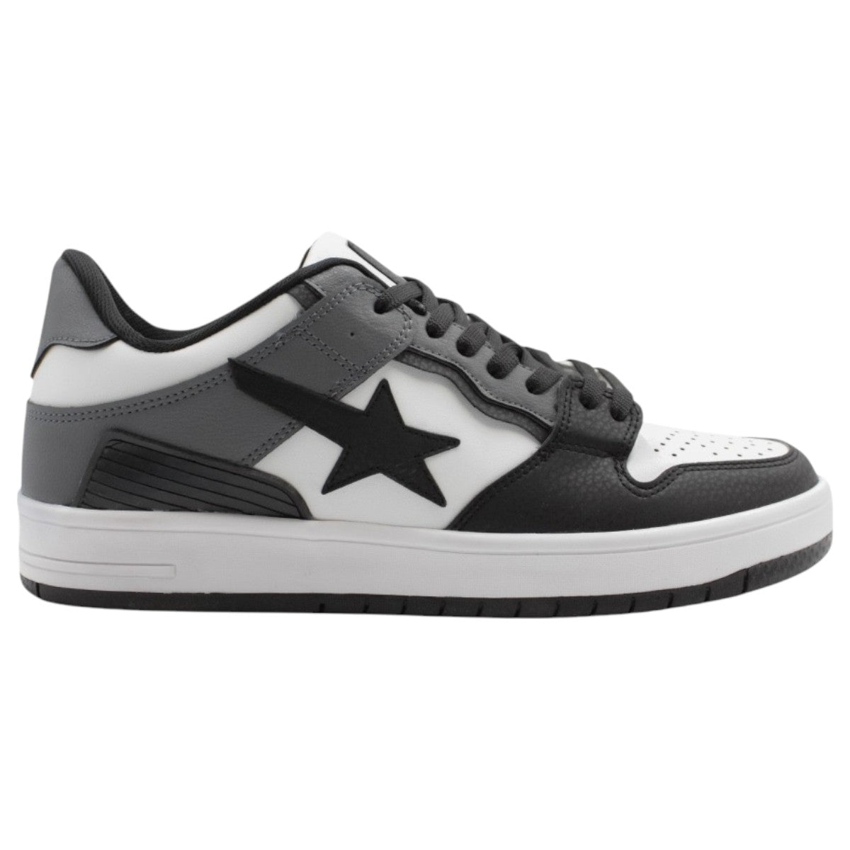 Foto 2 pulgar | Tenis Con Cordones Exterior Piel Vegana Color Negro Para Hombre De Rbcollection