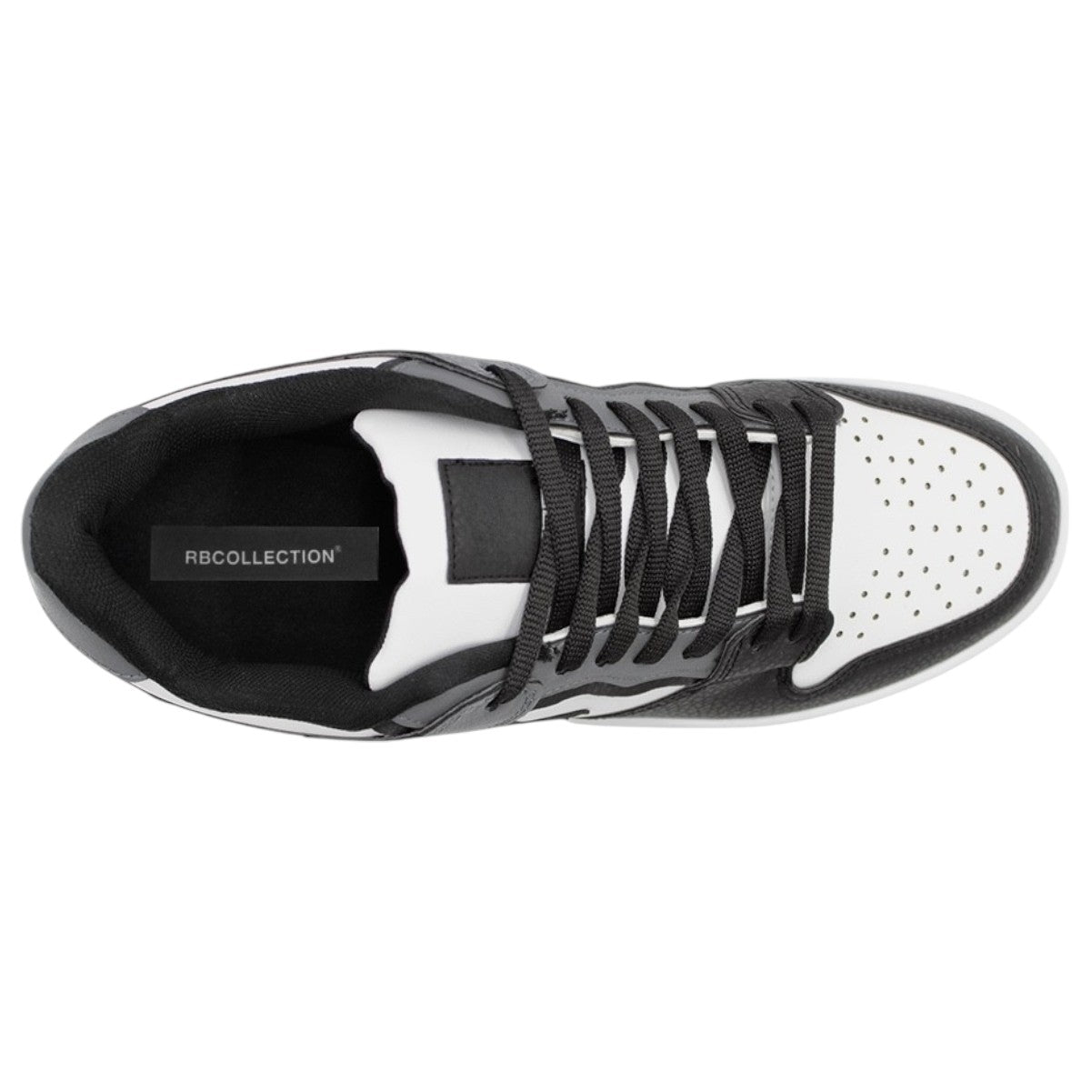 Foto 4 pulgar | Tenis Con Cordones Exterior Piel Vegana Color Negro Para Hombre De Rbcollection