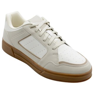 Foto 2 | Tenis Con Cordones Exterior Piel Vegana Color Beige Para Hombre De Rbcollection