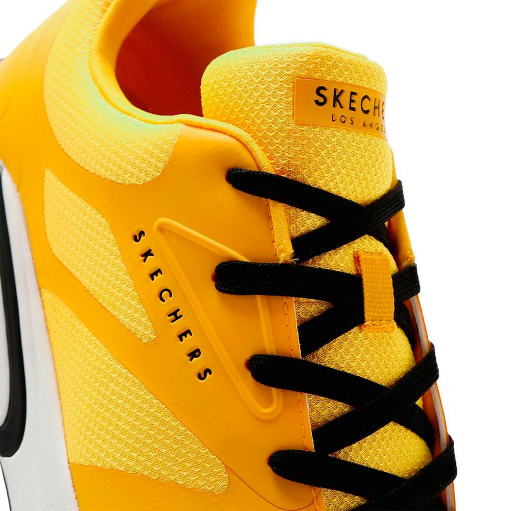 Foto 3 pulgar | Tenis Skechers Tres Air Uno Hombre Amarillo Amarillo