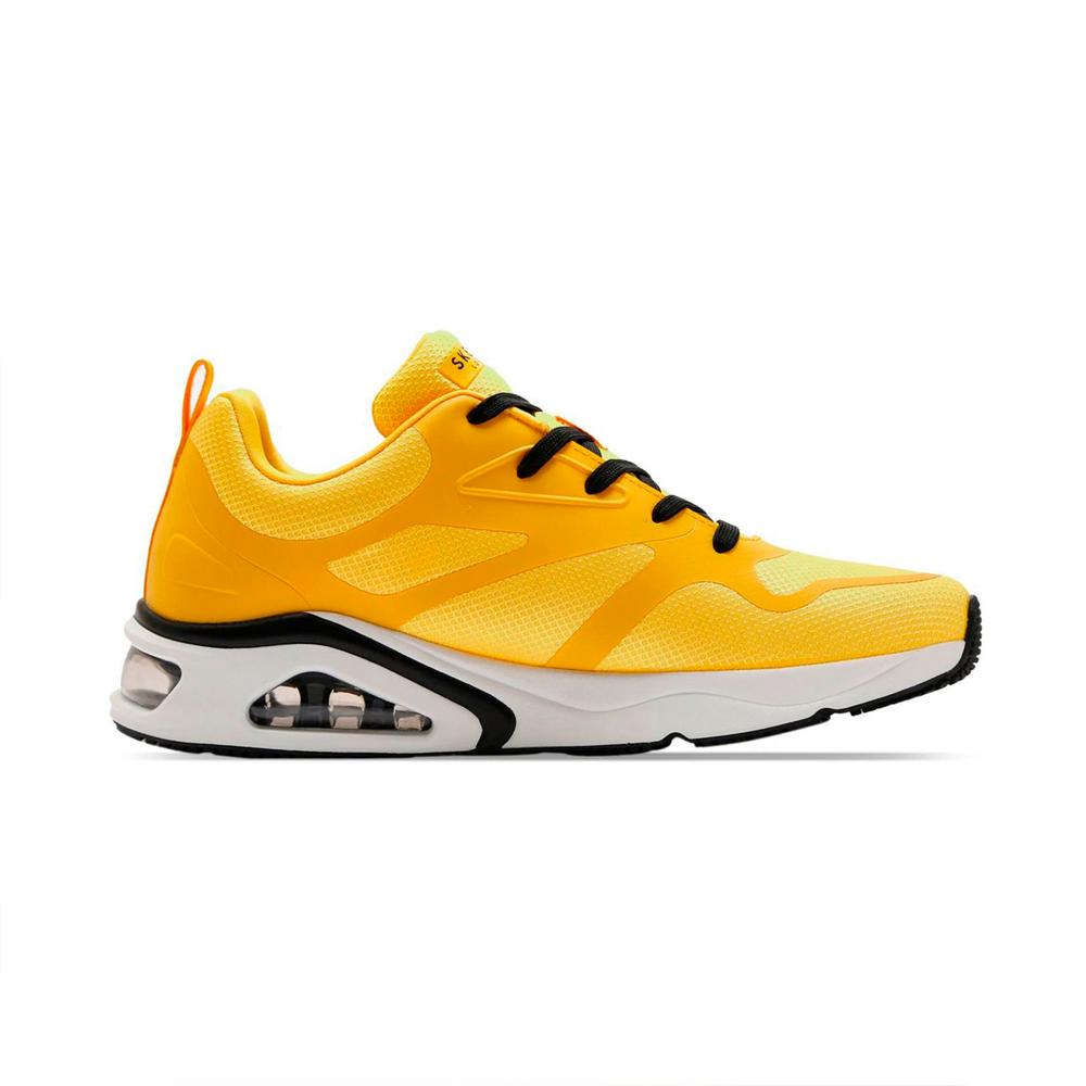 Foto 5 pulgar | Tenis Skechers Tres Air Uno Hombre Amarillo Amarillo